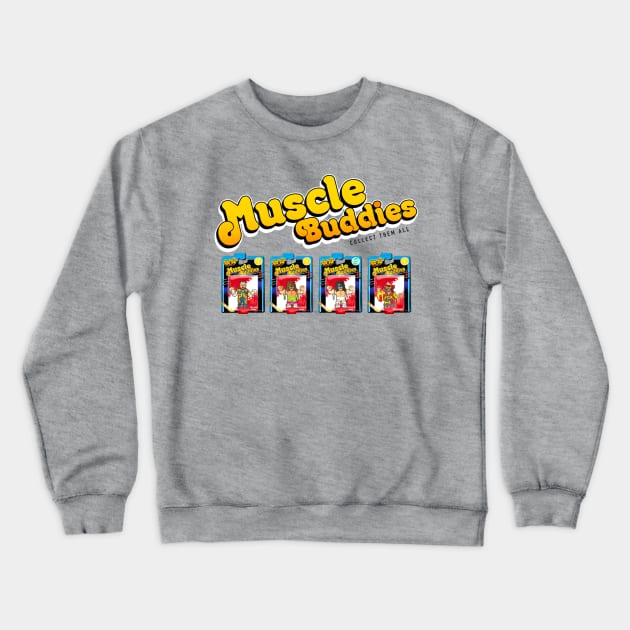 MUSCLE BUDDIES SERIES 1 Crewneck Sweatshirt by Carl Salmon Man